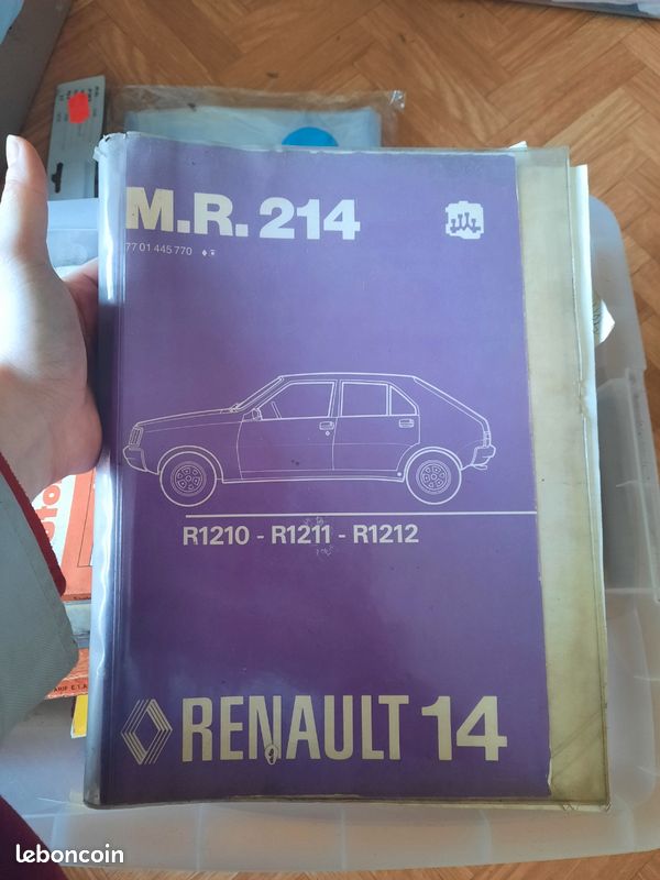 Manuel de réparation Renault 14 (image 1)