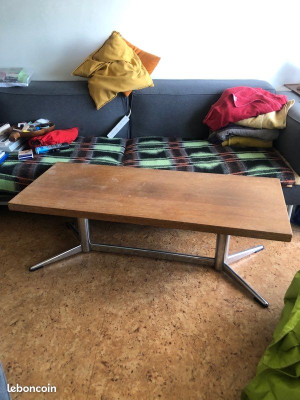 Table basse vintage , année 70 (image 1)