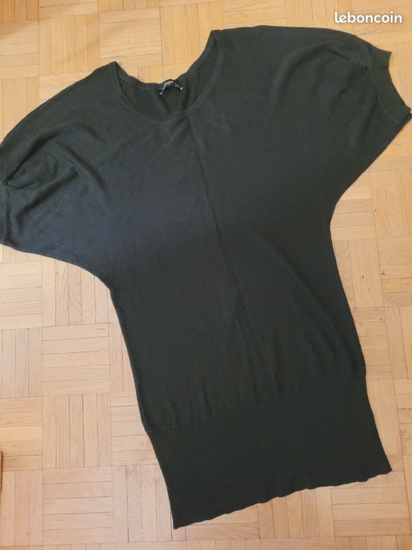 Tunique ou robe courte noire M (image 1)