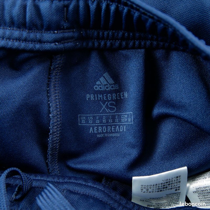 Adidas Jogging 3 bandes AeroReady Coupe fuselée Homme Taille XS Marine #QWE0286 (image 5)