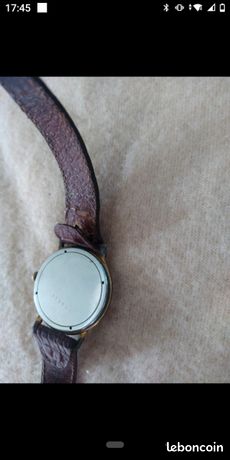 Montre Bracelet Réglia Mécanique Suisse Pour Pièces - Cadran Blanc Chiffres Arabes - Occasion