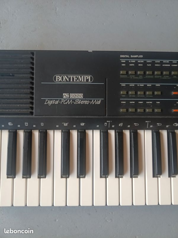 Synthétiseur Bontempi AZ 8000 - Digital PCM Stereo Midi (image 2)