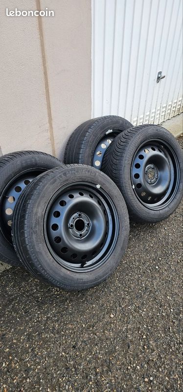 Roues complètes 195 55 16 Renault Dacia (image 1)
