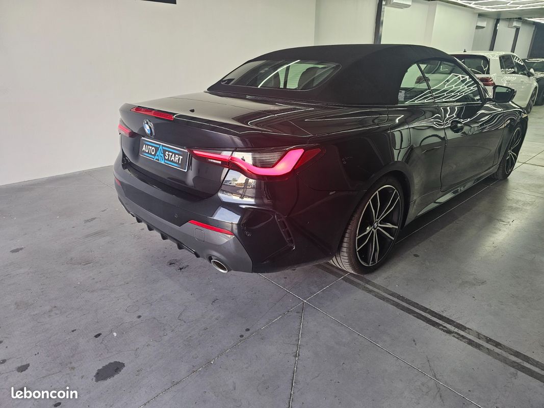 BMW 420i cabriolet M Sport / feux laser / ecrans full curvate display / siege chauffant / chauffage de nuque / régulateur auto adaptatif / feux auto / essuie-glace auto / volant chauffant / hayon ... (image 11)