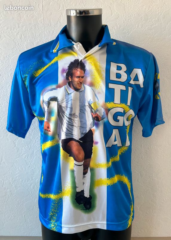 Maillot rétro ARGENTINE 1998 BATISTUTA - Les Voyages En Ballon - Maillots de football vintage