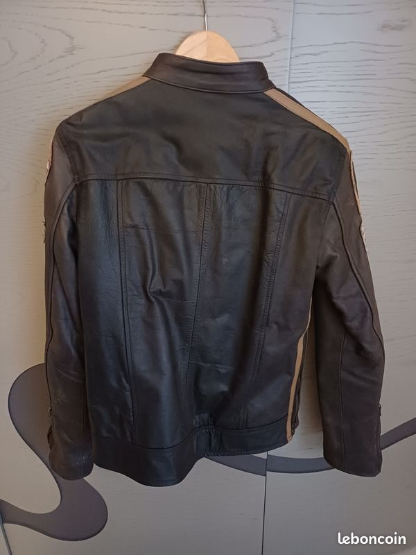 Blouson moto femme en cuir (image 2)