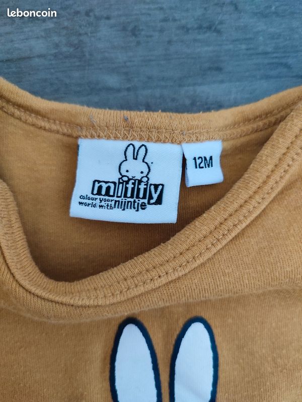 Body Miffy 1 an Moutarde ML (image 2)