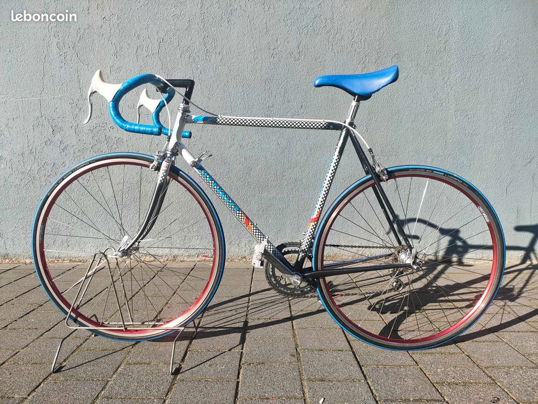 Vélo De Course Vintage Titan Swiss - Cadre 56 Cm Acier Columbus - Groupe Shimano - Occasion Fonctionnel