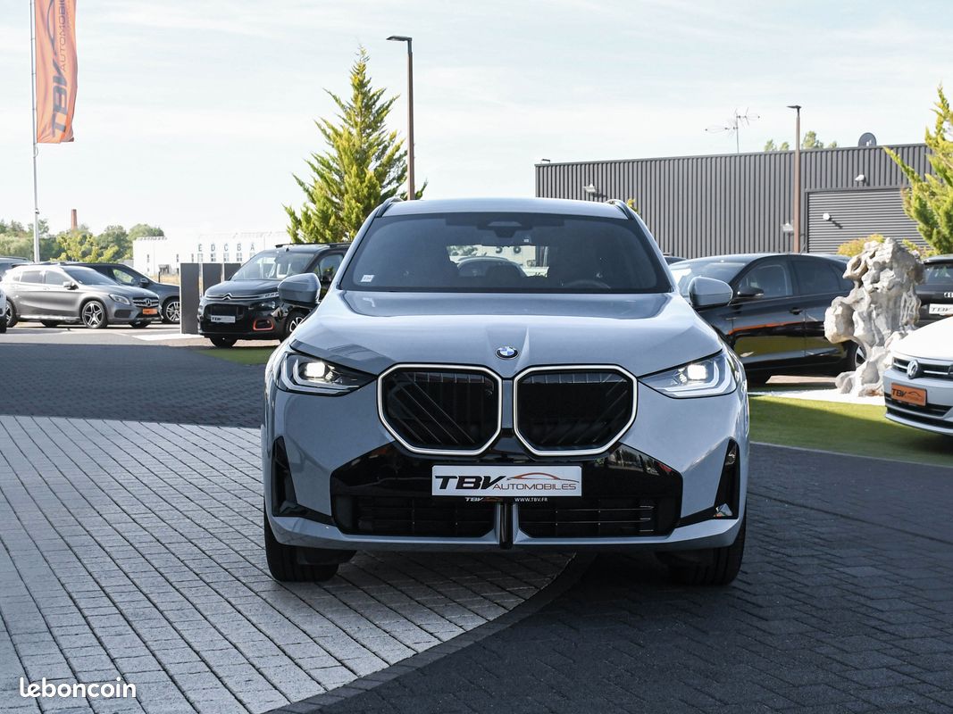 Bmw X3 (G45) XDRIVE 30e 299 CV TYPE M SPORT ACC HUD ICONIC GLOW CAMERA 360 CULL CUIR JANTES 19 ATTELAGE ELEC - 1ERE MAIN (image 2)