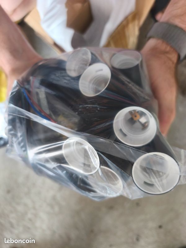 Lampe de plafonnier industrielle rétro 10 ampoules neuves 2 lors (image 10)