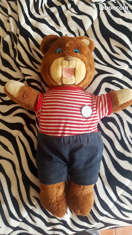 L’Ours Gabby - Peluche Ou Figurine D’Occasion - Marque Générique