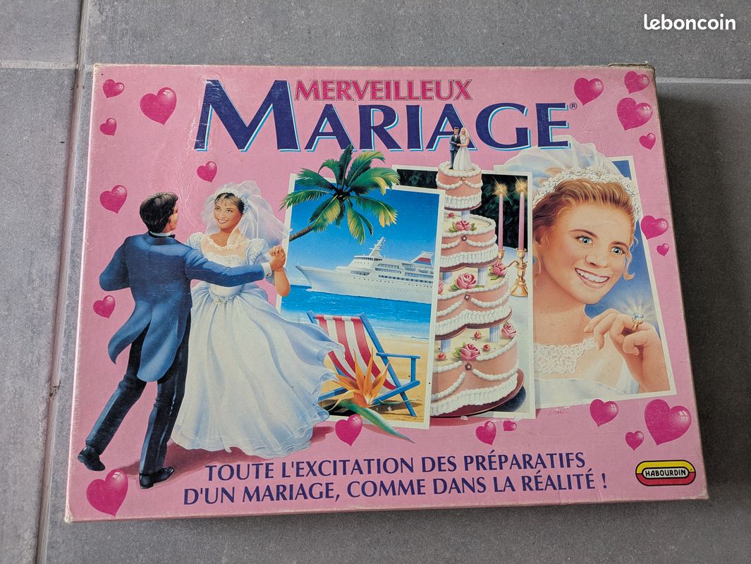 Jeu société vintage merveilleux mariage (image 2)