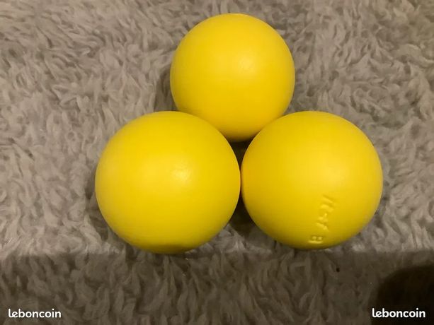 Lot De 3 Balles Officielles Bonzini ITSF-B Pour Baby-foot De Compétition - Diamètre 34.5 Mm
