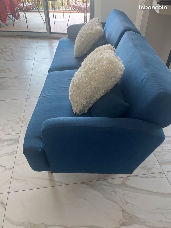 Canapé blue (maison du monde) (image 2)