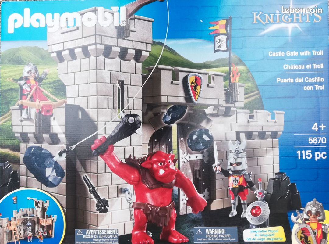 Playmobil 4874 Convoi et trésor des Chevaliers du Lion - Playmobil - Achat & prix
