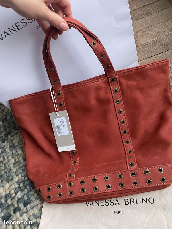 Sac Cabas Vanessa Bruno Marron Sac Cabas M Rouille Vanessa Bruno