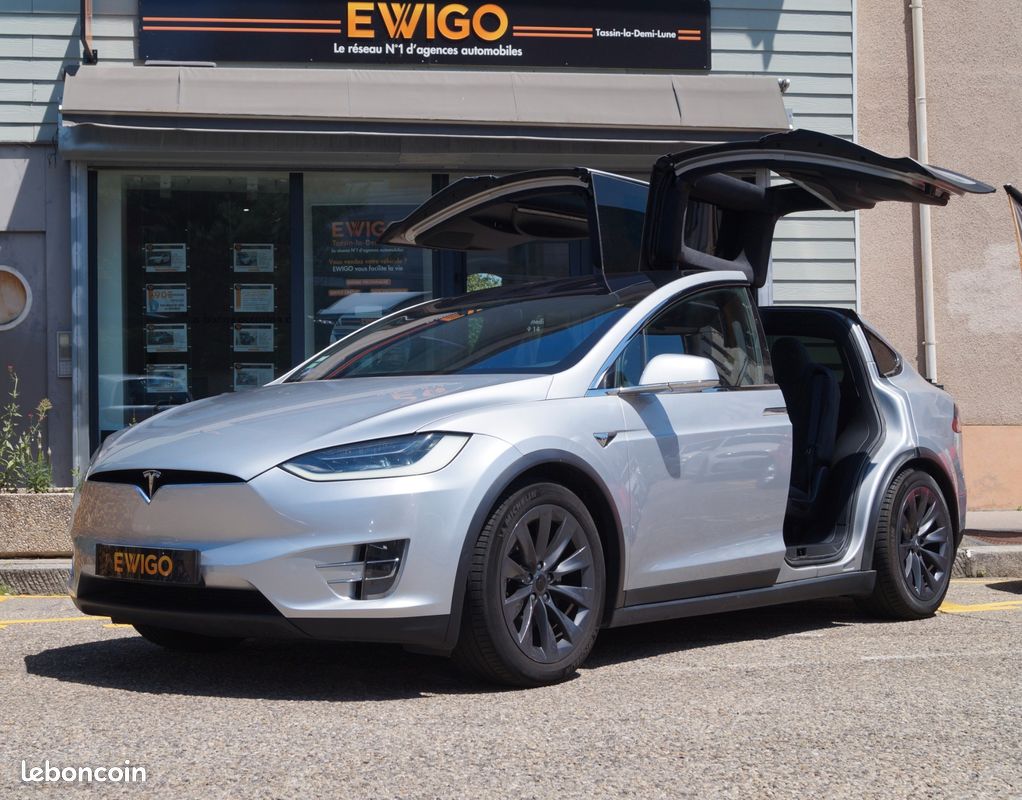 Tesla model-x 100d 422 ch 100kwh 4wd dual-motor bva 5 places + batterie neuve facture tesla (image 1)