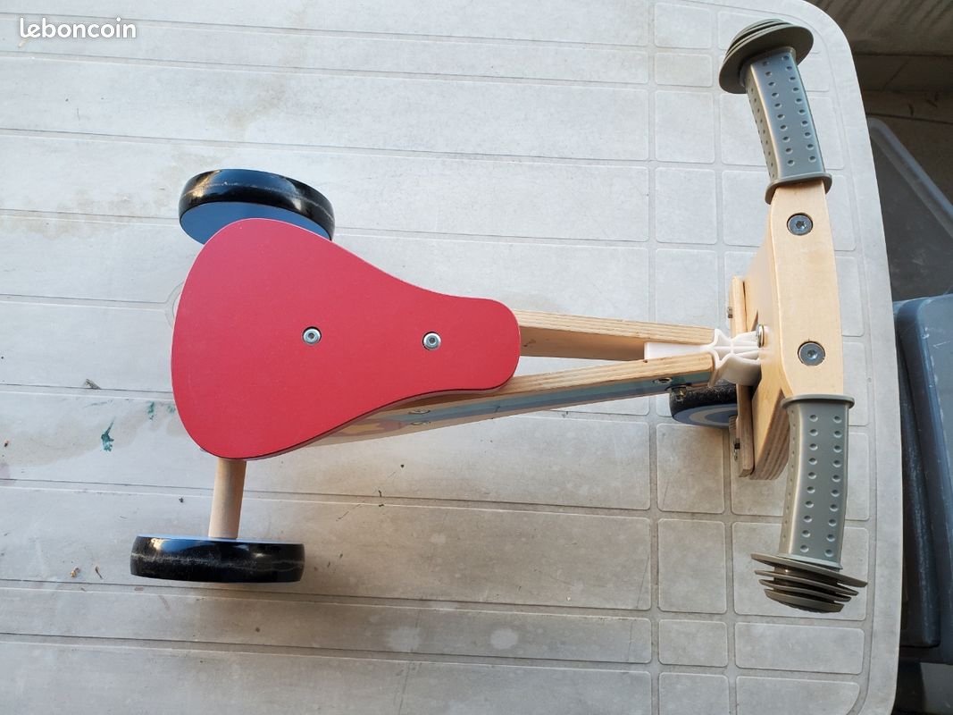 Tricycle draisienne en bois (image 4)