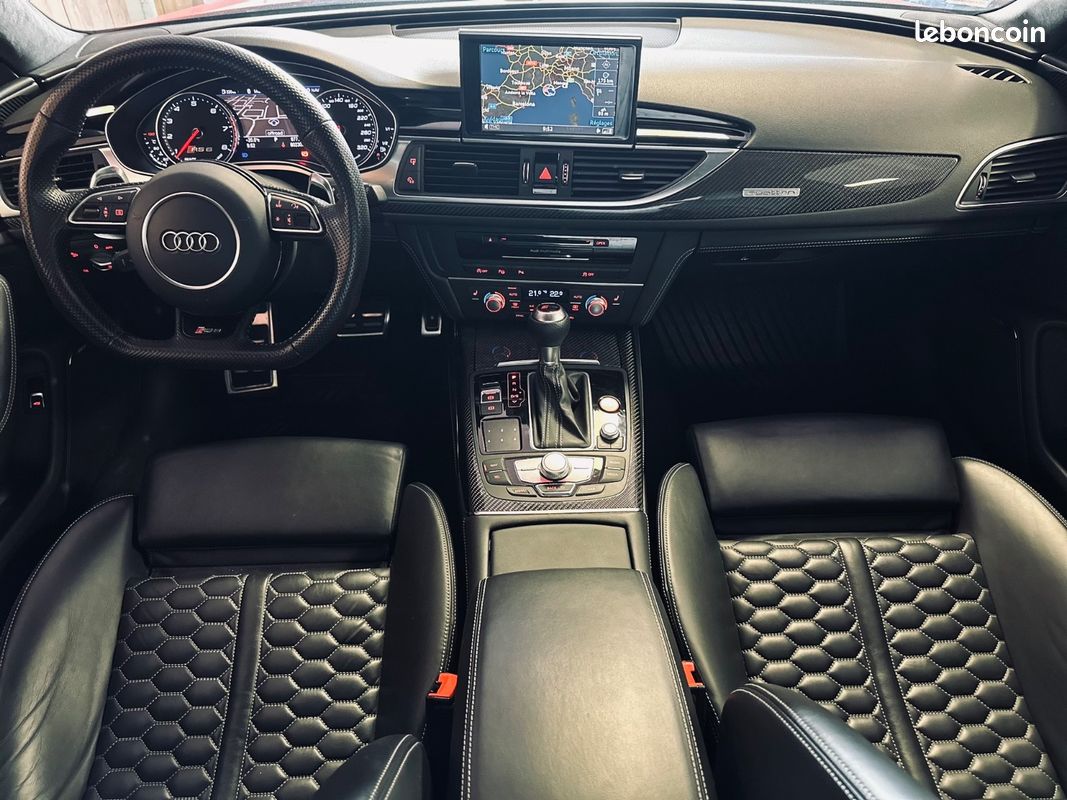 Audi RS 6 4.0 TFSI 560CH QUATTRO + ECHAPPEMENT RS + SOUND BOSE + ENTRETIEN CONSTRUCTEUR + SIEGES CHAUFFANTS/ELECTRIQUES + GARANTIE 12 MOIS (image 8)