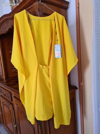 Robe jaune femme