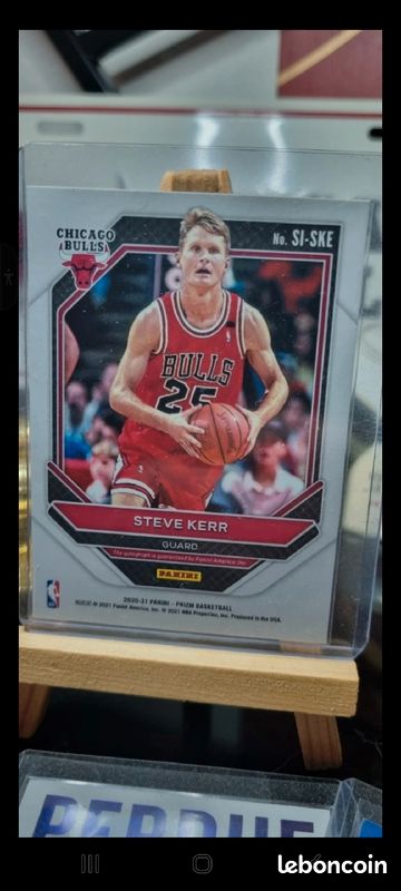 Panini Steve Kerr auto Bulls (image 4)