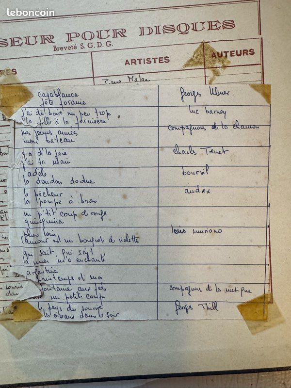 Lot de 12 vinyle 1950 (image 2)