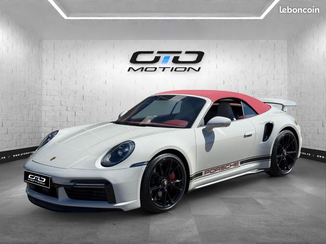 PORSCHE 911 992 Turbo S Cabriolet Exclusive Kreide/Lift/Burmester 3.8i 650 PDK (image 1)