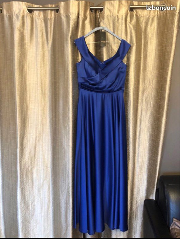 Robe Femme Taille 10 Bleu Royal - Marque Principles Ben De Lisi - Occasion Très Bon État