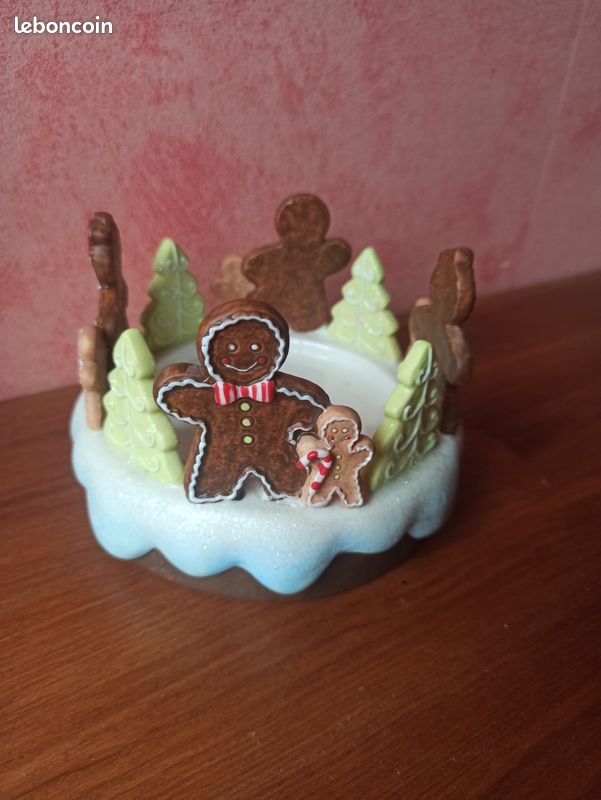 Porte bougie Noël pain d'épice Party light (image 1)