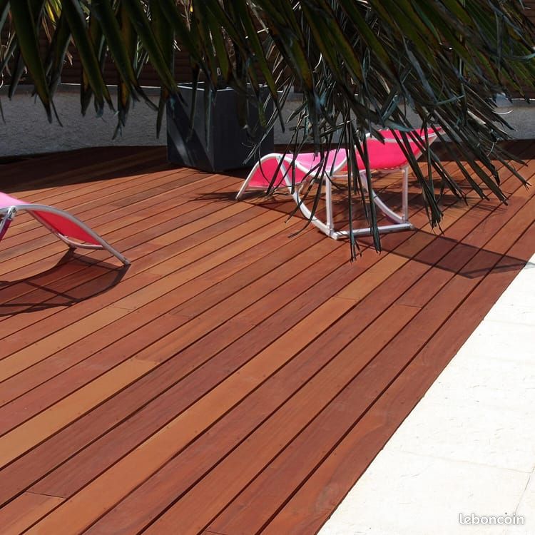 10m2 de Planche bois Akola, naturel, L.225 x l.14.5 cm x Ep.22 mm (image 1)