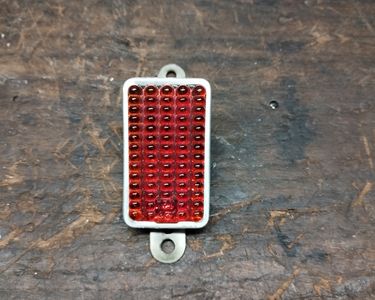 Catadioptre Garde-Boue Arrière Soubitez - Vintage Vélo - Hauteur 5cm X Largeur 3cm