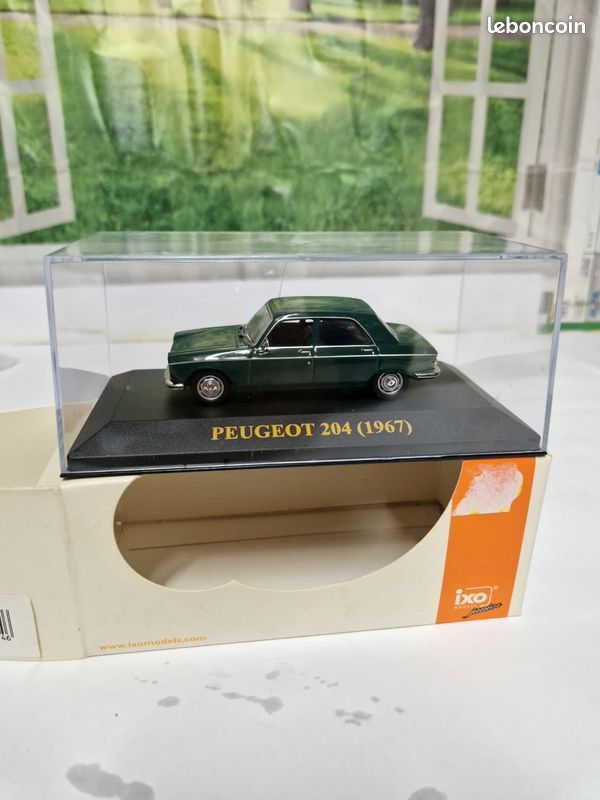 Peugeot 204 Bordeaux 1967 - Miniature Odeon 1/43 - Série Limitée 504 Pcs - Neuve