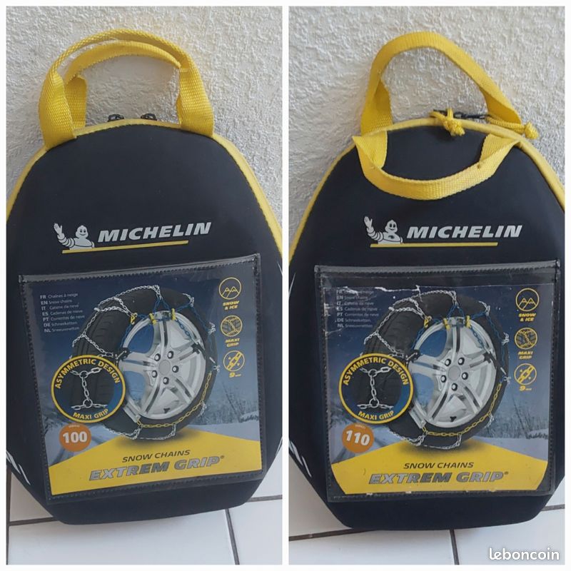 Chaînes neige michelin n 100 et 110 (image 1)