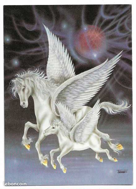 Illustrateur FERRARO, Elégance, Pegasus : lot de 5 cartes postales (peintures, dessins, tableaux) (image 5)