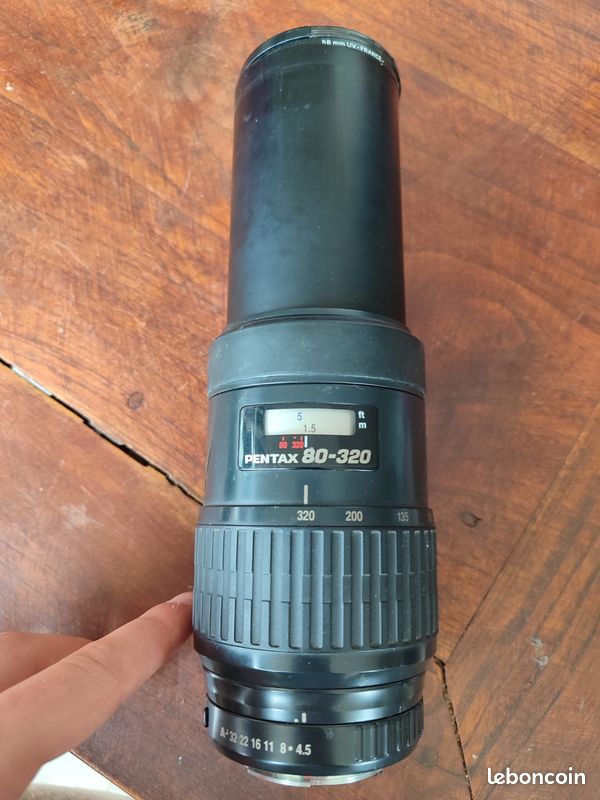 Objectif Zoom Pentax 80-320 Mm – 35 Mm – Auto Et Manuel – Noir