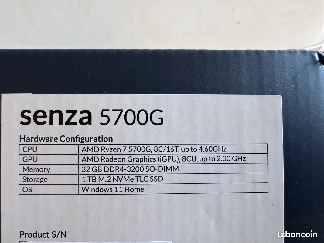 PC Ultra-Compact ARCTIC Senza 5700G – NEUF & SILENCIEUX (image 8)