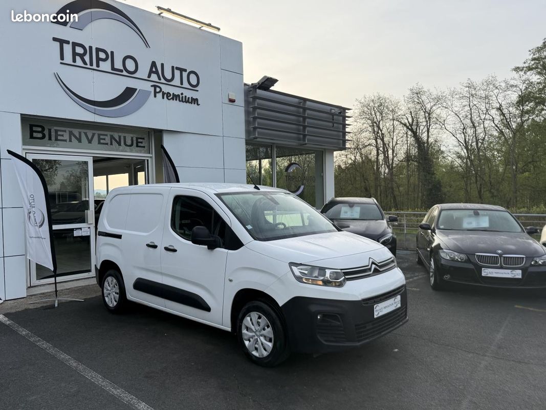 CITROEN BERLINGO 1.5 BlueHDi - 75 Fourgon M Worker 1000 kg TVA RECUPERABLE + ATTELAGE + CAMERA AR (image 1)