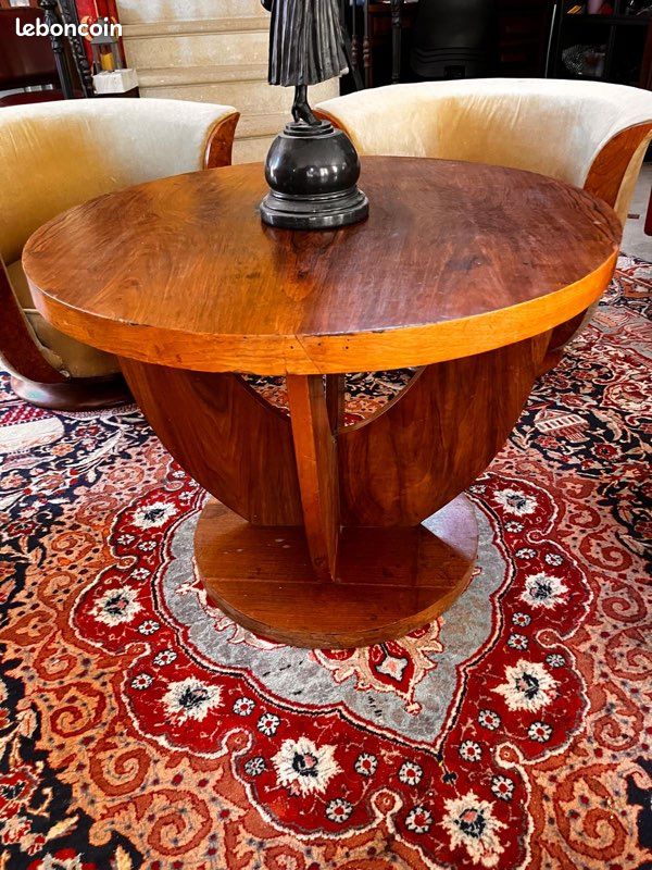 Lot de 6 fauteuils tulipe art déco (image 15)