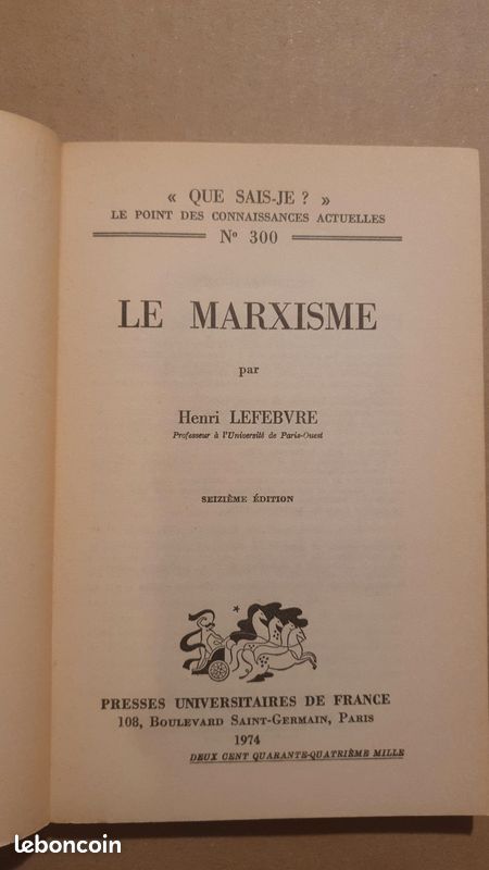Le Marxisme - Henri Lefebvre (image 3)
