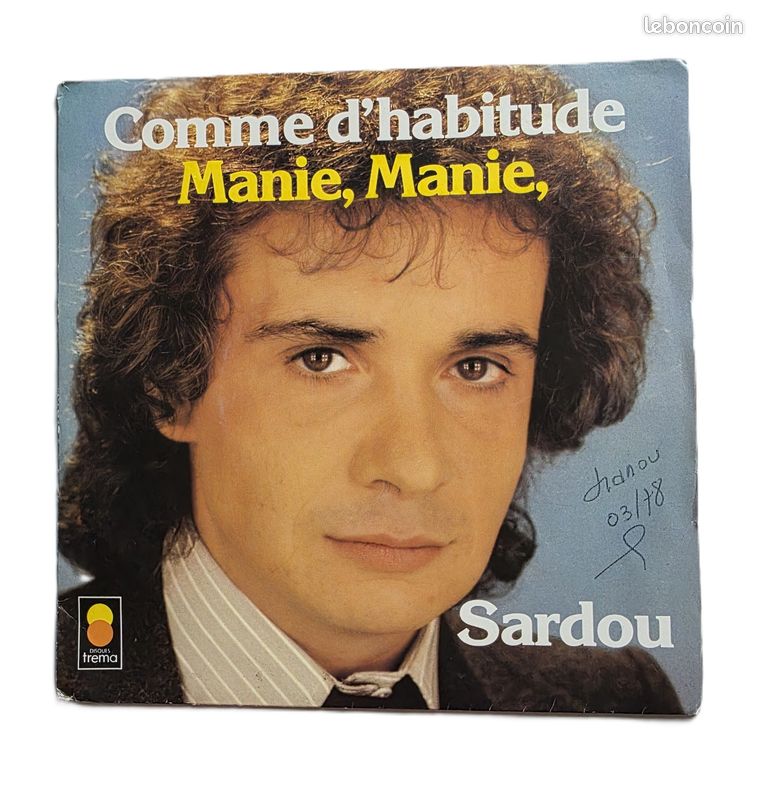 Michel Sardou Comme D’habitude/Manie, Manie Sortie 1978 Très bon état (image 1)