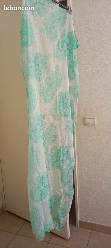 Écharpe légère verte (image 2)