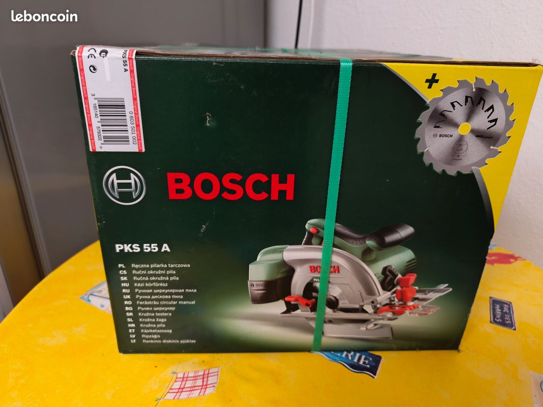 Scie circulaire Bosch PKS 55 A — NEUVE sous feuillard (1200 W) (image 4)