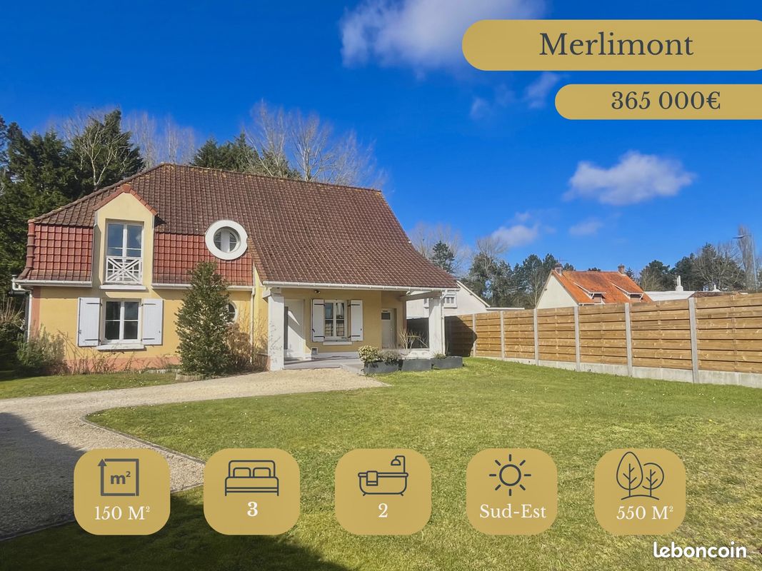 Maison 4 pièces 150 m² · à Merlimont · 150 m² · 365 000 €