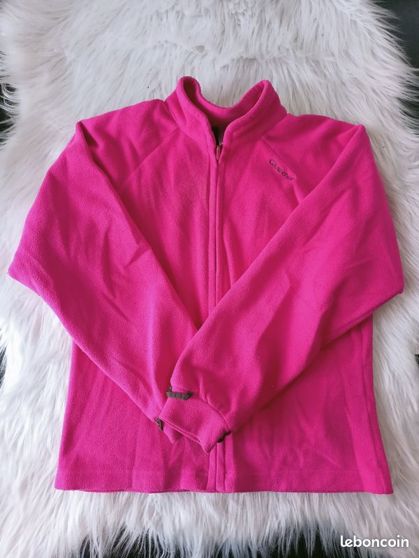 Polaire rose Quechua 10 ans -134/145cm N*0685 (image 1)