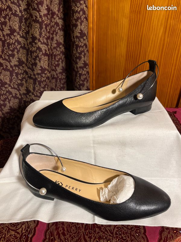 Ballerines cuir Katy Perry ornements perles 39 (image 1)
