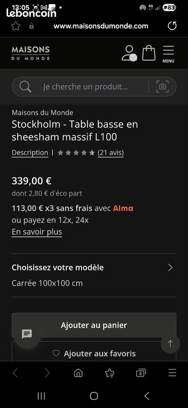 Table basse (image 4)