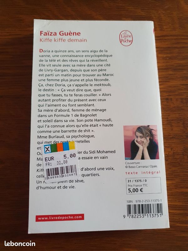 Livre Kiffe kiffe demain de Faïza Guène (roman) (image 2)