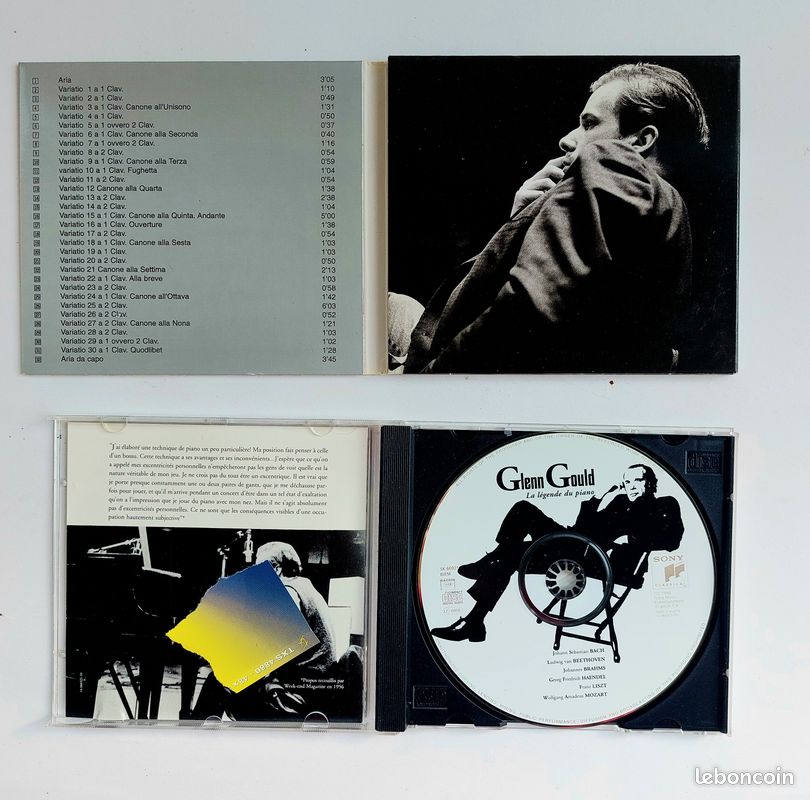 Lot de 2 CD -GLENN GOULD./Goldberg Variations/Edition Platinum; Glenn Gould/La Legend du Piano (image 3)