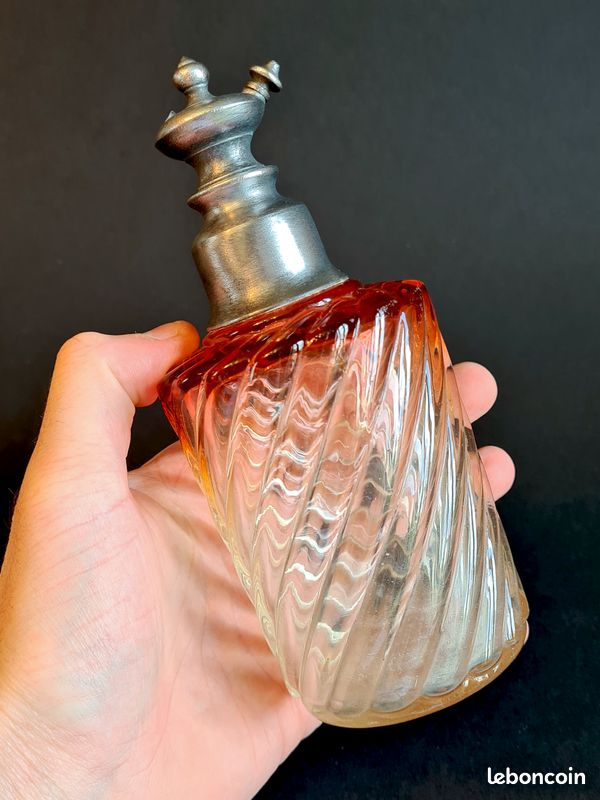 Confiturier En Cristal Baccarat Style Bambou - Pièce De Prestige D'occasion