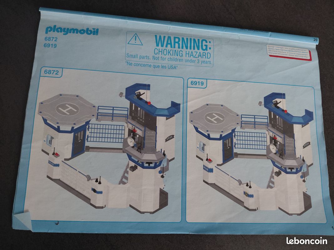 Playmobil commissariat de police avec prison 6872 / 6919 (image 9)